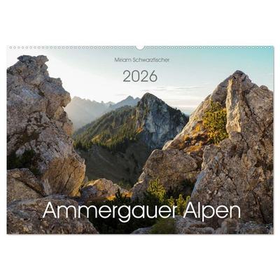 Ammergauer Alpen (Wandkalender 2026 DIN A2 quer), CALVENDO Monatskalender