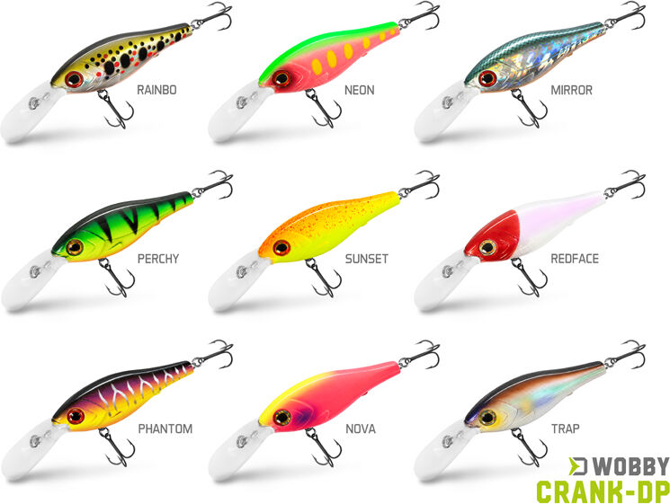Poisson-nageur Delphin WOBBY CRANK-DP 12g/7cm/Float./MIRROR 12g/7cm/Float./MIRROR