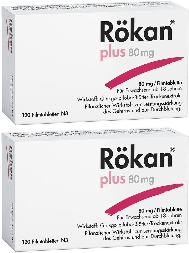 Rökan Plus 80 mg Filmtabletten x2 2x120 St