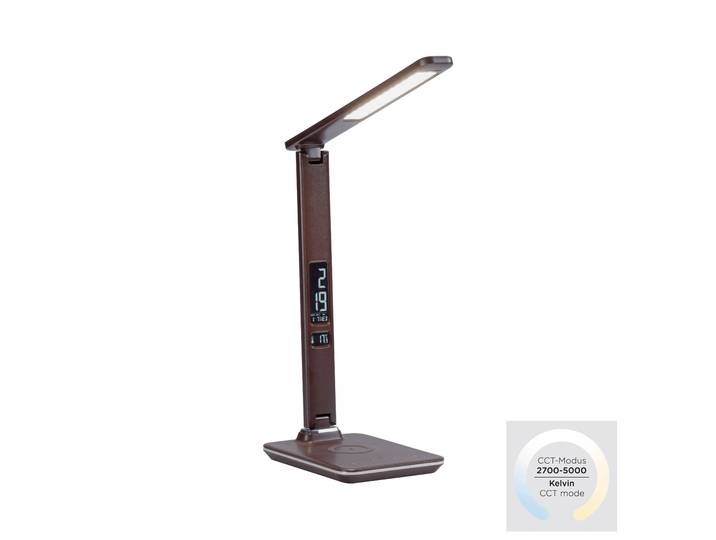 PAUL NEUHAUS LED Nachttischlampe ADRIANO , braun, 1, 1 Stk., Leuchten, LED, LED Nachttischlampe