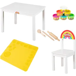 roba x Play-Doh Sitzgruppen-Set - 30,5x29x59cm - weiß -