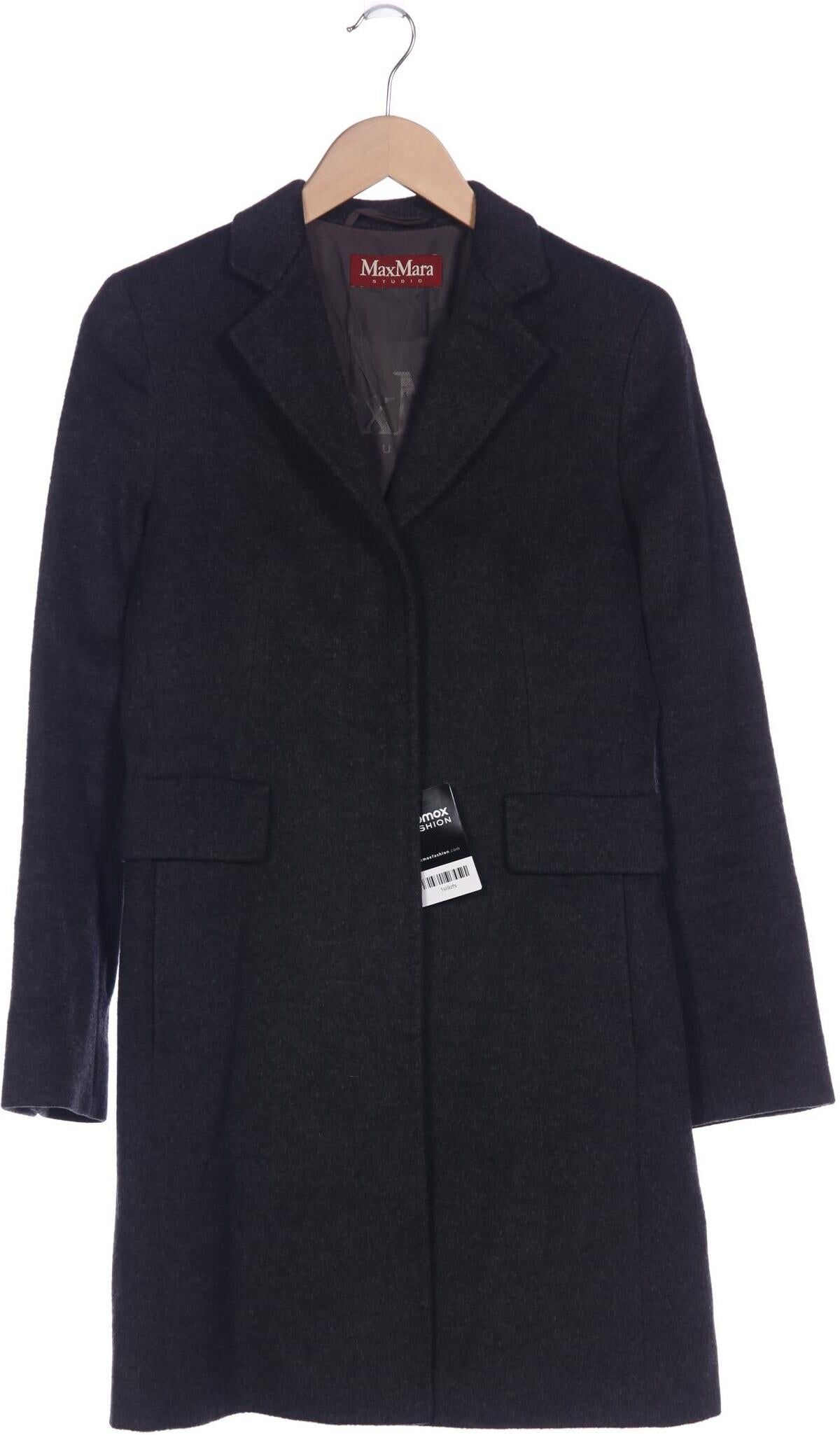Max Mara Damen Mantel, Grau, Gr. EU 36 (IT 42), kein / Etikett - Second Hand