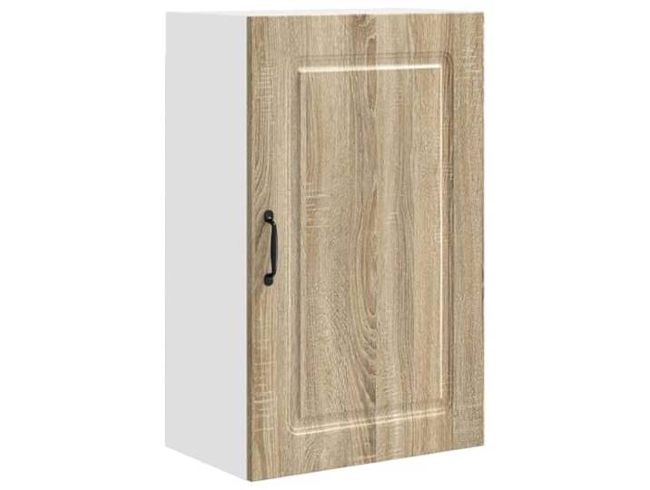 Küchen-Wandschrank 50 x 31 x 80 cm Kalmar Holzwerkstoff Sonoma-Eiche Holzwerkstoff Sonoma-Eiche, 3 Regale und 1 Tür, bis 60 kg belastbar, für Küche und Vorratshaltung, platzsparende Wandmontage