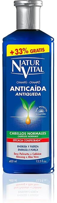 Naturaleza Y Vida Champô Anticaída Cabelo Normal 300 +100 ml