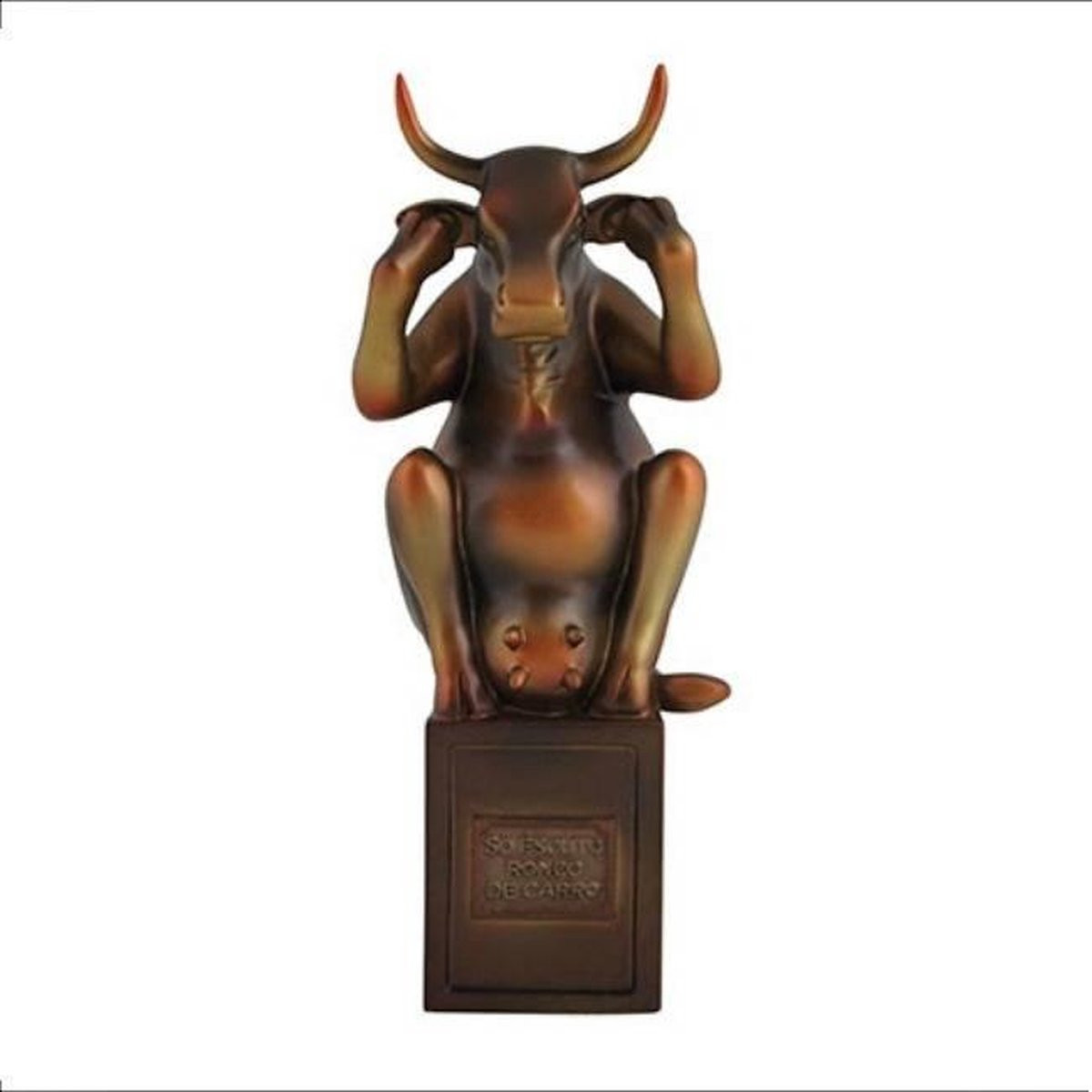 CowParade Medium Hear no Evil tafeldecoratie