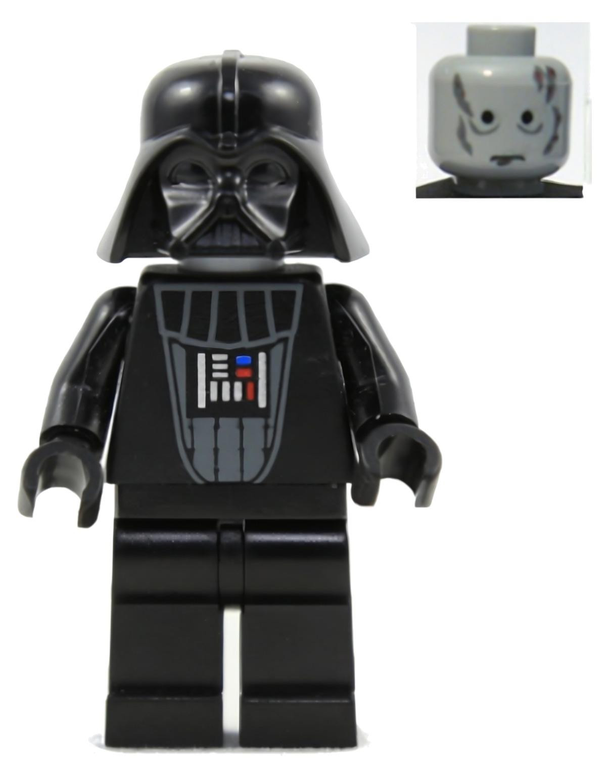 LEGO Minifiguur Darth Vader Episode 3 zonder cape Star Wars sw0138