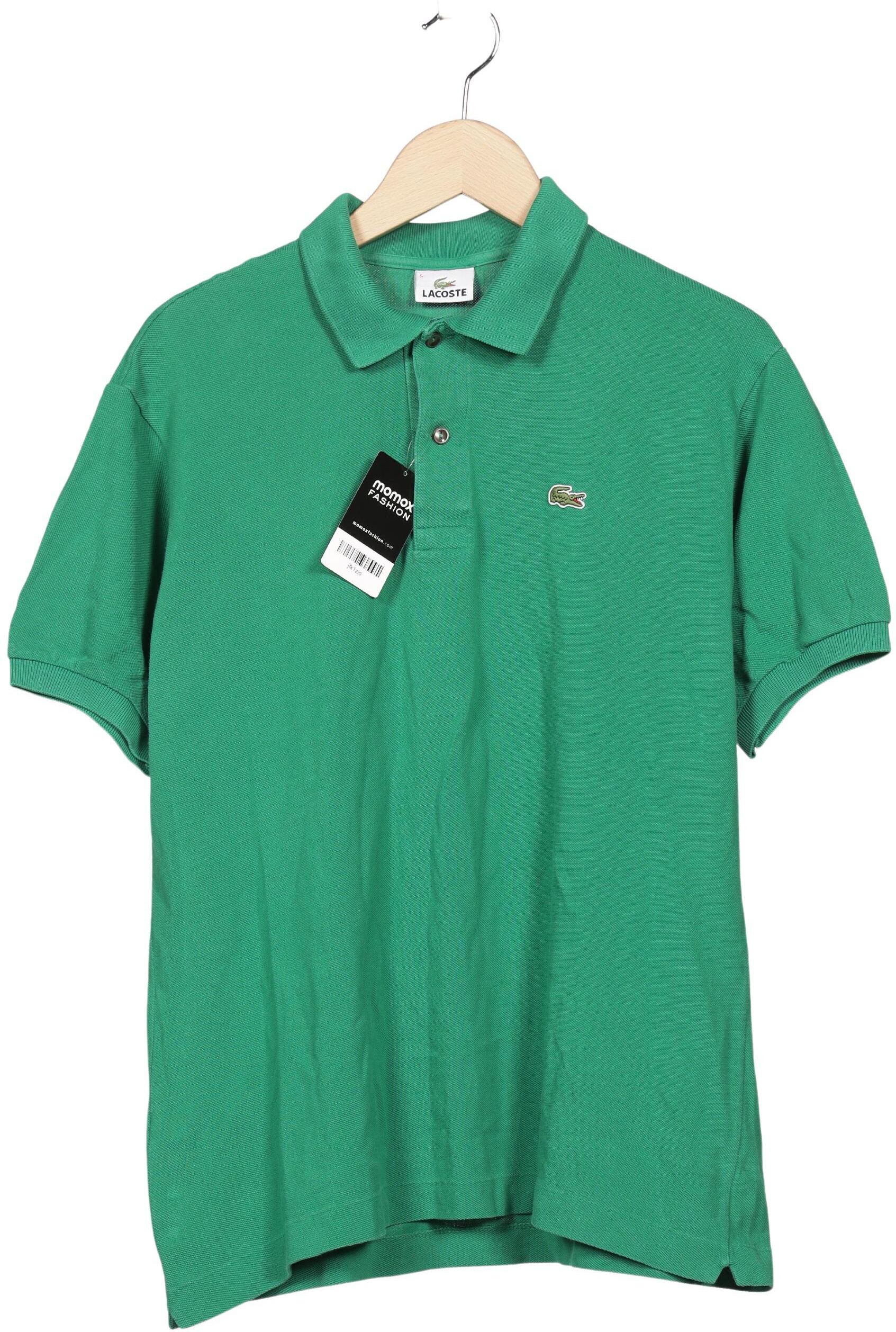 Lacoste Herren Poloshirt, Grün, Gr. L (Lacoste 5), Baumwolle - Second Hand