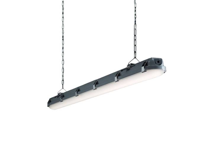 BRUMBERG Humid One Feuchtraumleuchte, 18 W, 119 cm, alu / grau / zink, Kunststoff