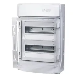 F-tronic Kleinverteiler Aufputz 2x12TE Kunststoff NEPTUN24 IP65 310x465x150mm DIN-Schiene