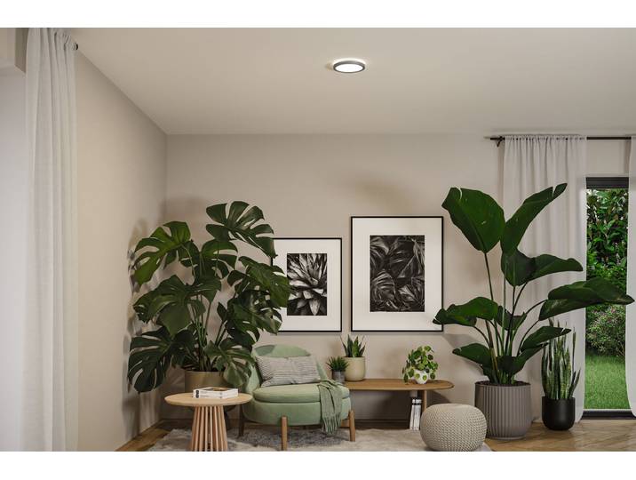 Plafonnier LED Select R Ø 19cm Argenté/Argenté Polypropylène LED Module LED
