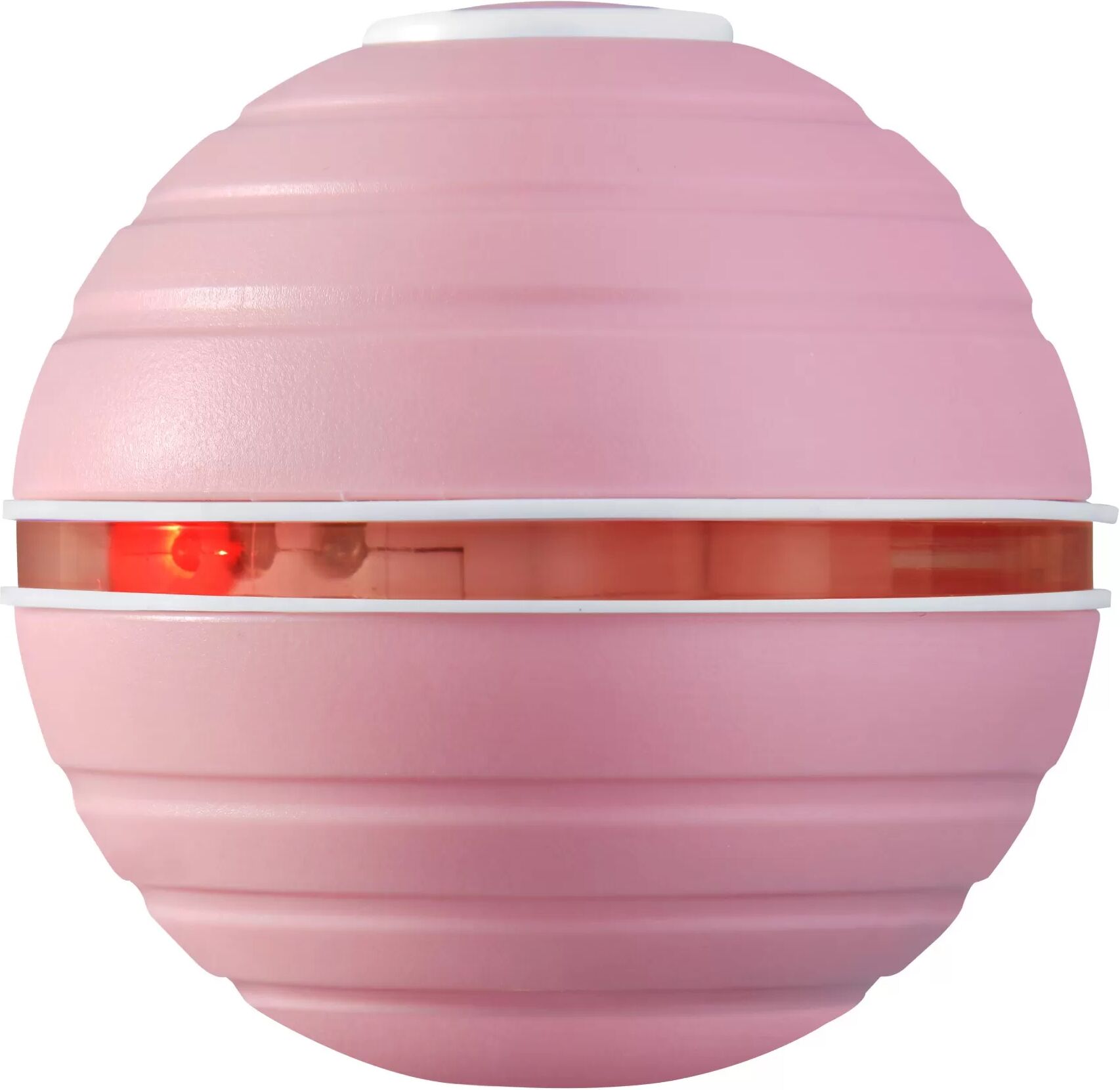 INF 2-in-1 Automatischer Katzenspielzeugball mit Laserpointer - Interaktive Unterhaltung für Haustiere Rosa