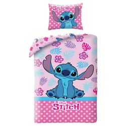 Disney Lilo & Stitch Bettwäsche 140 × 200 cm Baumwolle Bettbezug