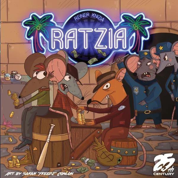25th Century Games Ratzia - Veiling & Gangster Kaartspel door Reiner Knizia voor 2-5 Spelers