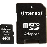 UHS-I Performance 64 GB microSDXC, Speicherkarte schwarz, UHS-I U1, Class 10