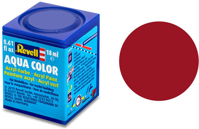 Aqua Color 36 (RAL 3002) Rouge Carmin Mat 18 ml - Revell
