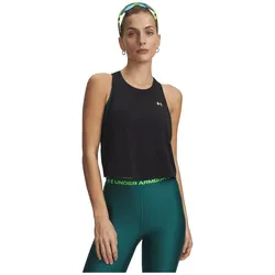 Under Armour, Damen, Sportshirt, Tech Sport Mesh Crop (XL), Schwarz