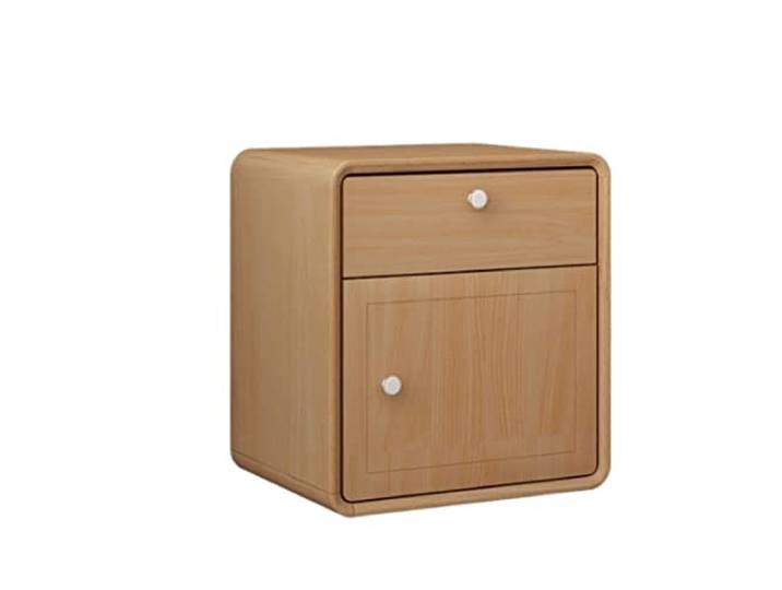 AZHKJKZH Nachttisch Massivholz Nachttisch Modernes Schließfach Schlafzimmer Schubladenregal Wohnzimmer Schlafzimmer(B,40 * 54 * 40cm)