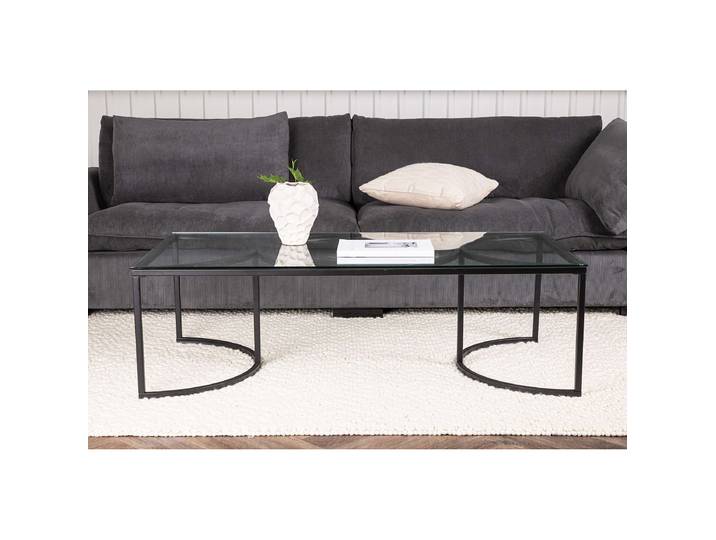 Table basse Skanör 70 x 42 x 140cm Noir