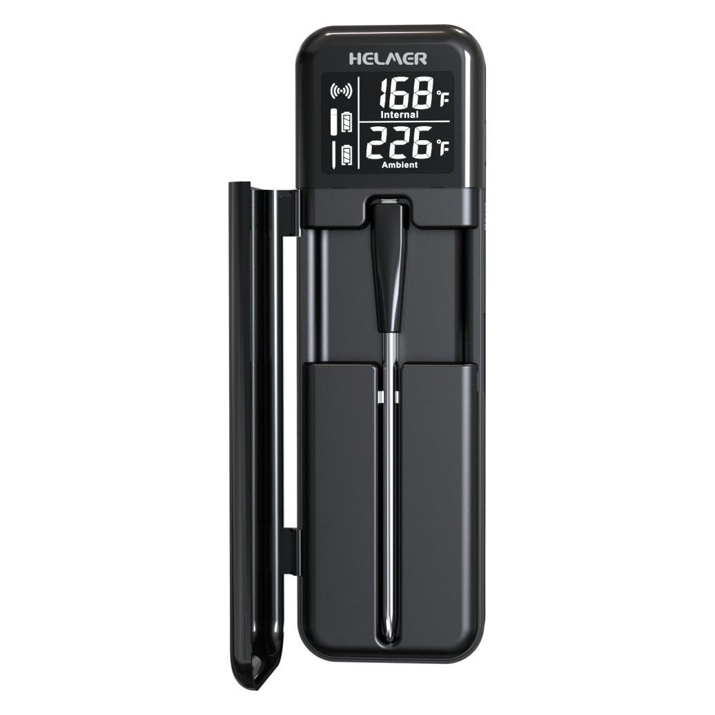 Helmer TM 27 schwarz / Küchenthermometer / Sonde / Bluetooth / -10 bis 100 °C / LCD-Display (Hlmtm27)