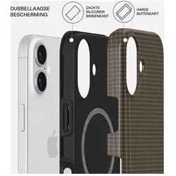 Burga Tough MagSafe Case Apple iPhone 17 - Biscuit (Apple iPhone 17), Smartphone Hülle, Braun