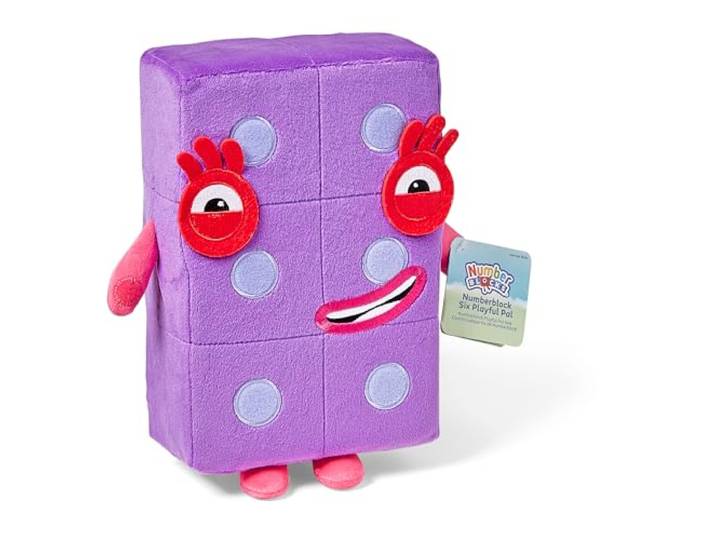 Learning Resources Numberblocks Knuffelpop Zes – Pluche Speelfiguur voor Peuters & Kleuters – Fantasiespel & Vroege Rekentips – Voor Ouders, Verzorgers & Leerkrachten – Leeftijd 18+ Maanden