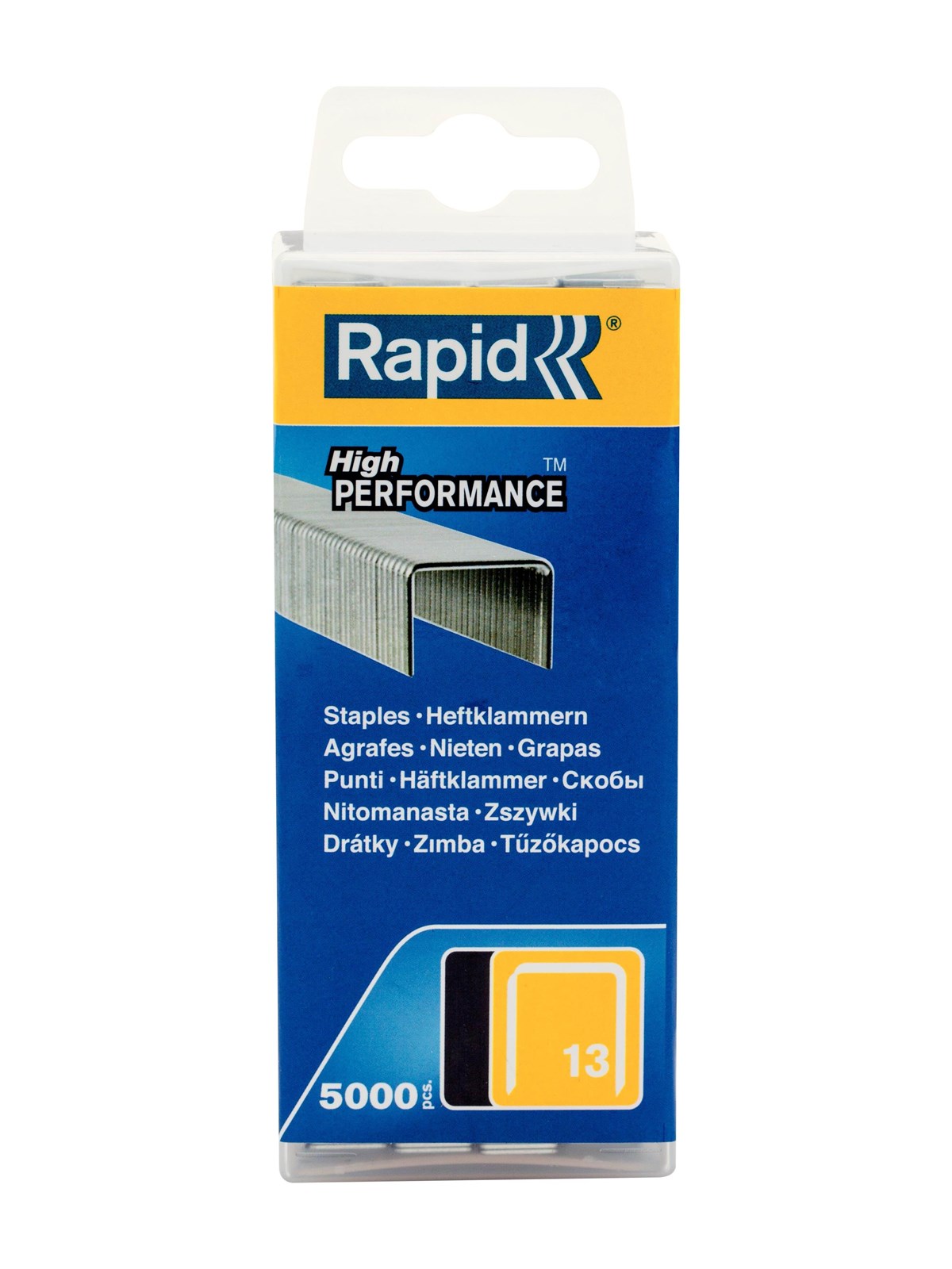 Rapid Staples type 13 - 8 mm - 5 M (PP box)