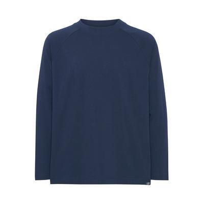 Langarmshirt SOLID "Langarmshirt SDEyado", Herren, Gr. L, blau (insignia blau), Obermaterial: 100% Baumwolle CO., Shirts Langarmshirt