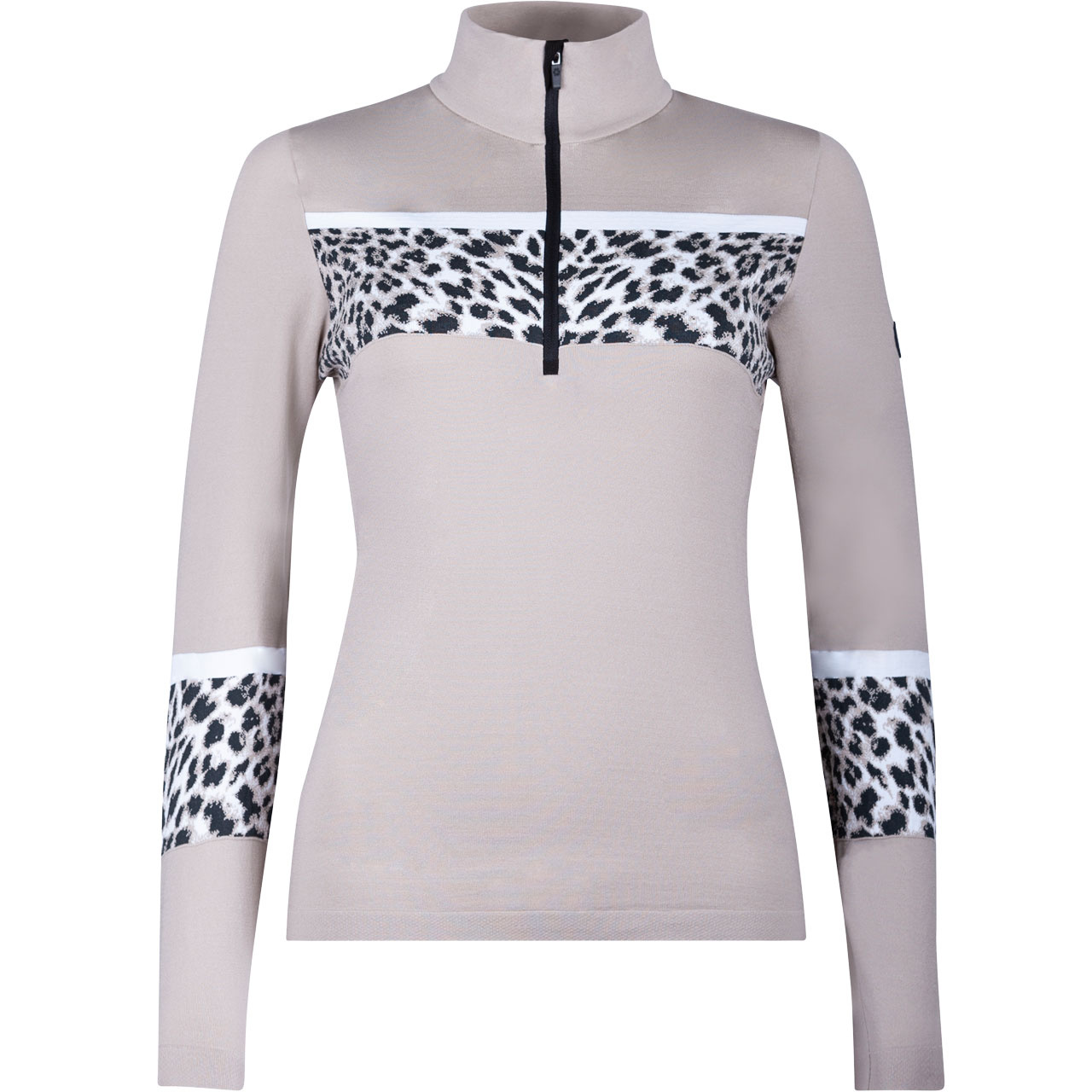 Newland Damen gestricktes Funktionsshirt GARMISCH stone/white - M
