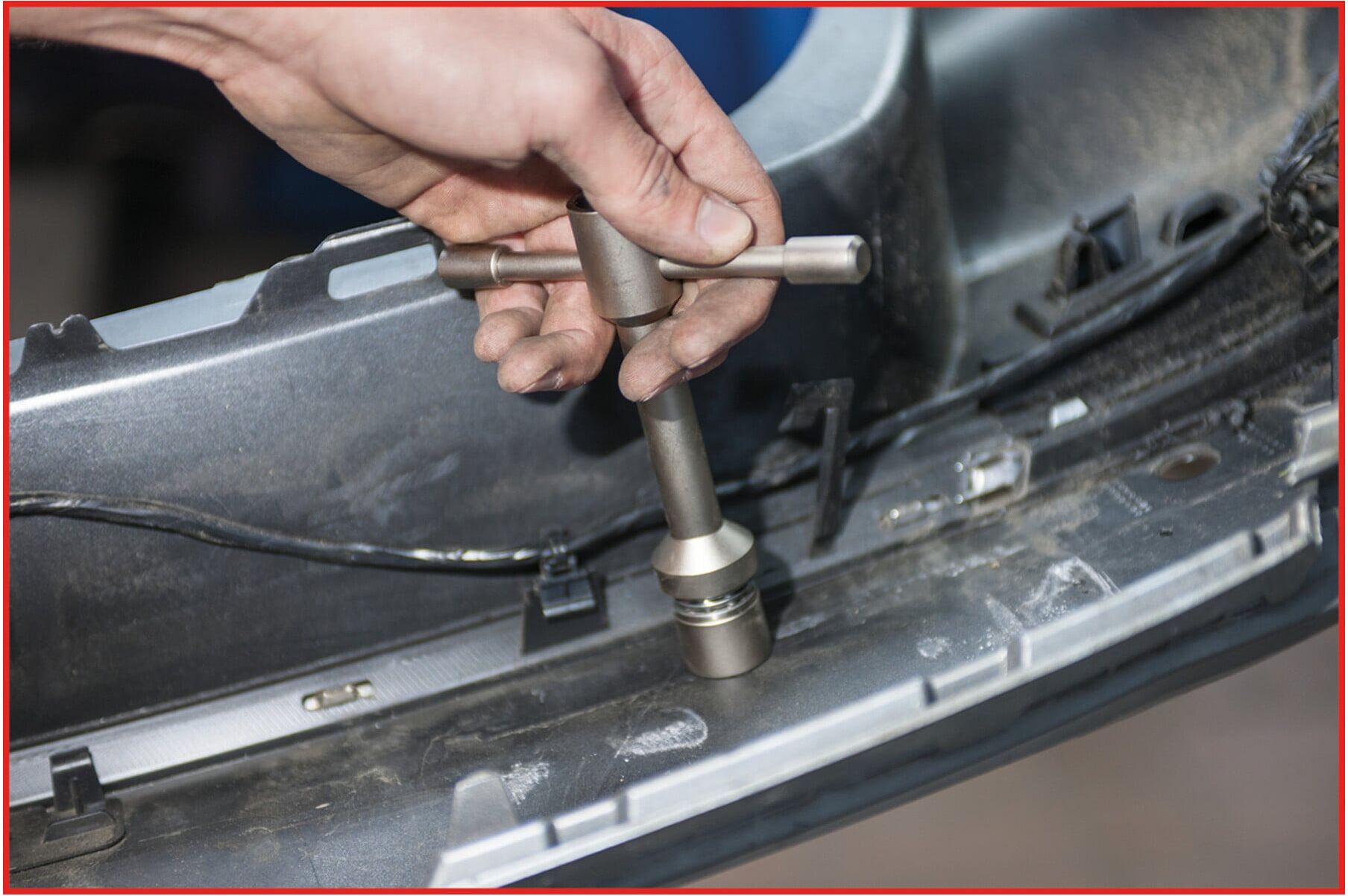 KS Tools Stanzen-Satz mit Dorn, 3-tlg., Ø 18,2 mm (VW, BMW) (140.2543)