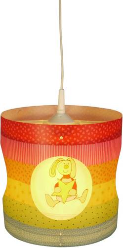 Niermann Rainbow-Rabbit Pendelleuchte Energiesparlampe, LED E27 60W Bunt