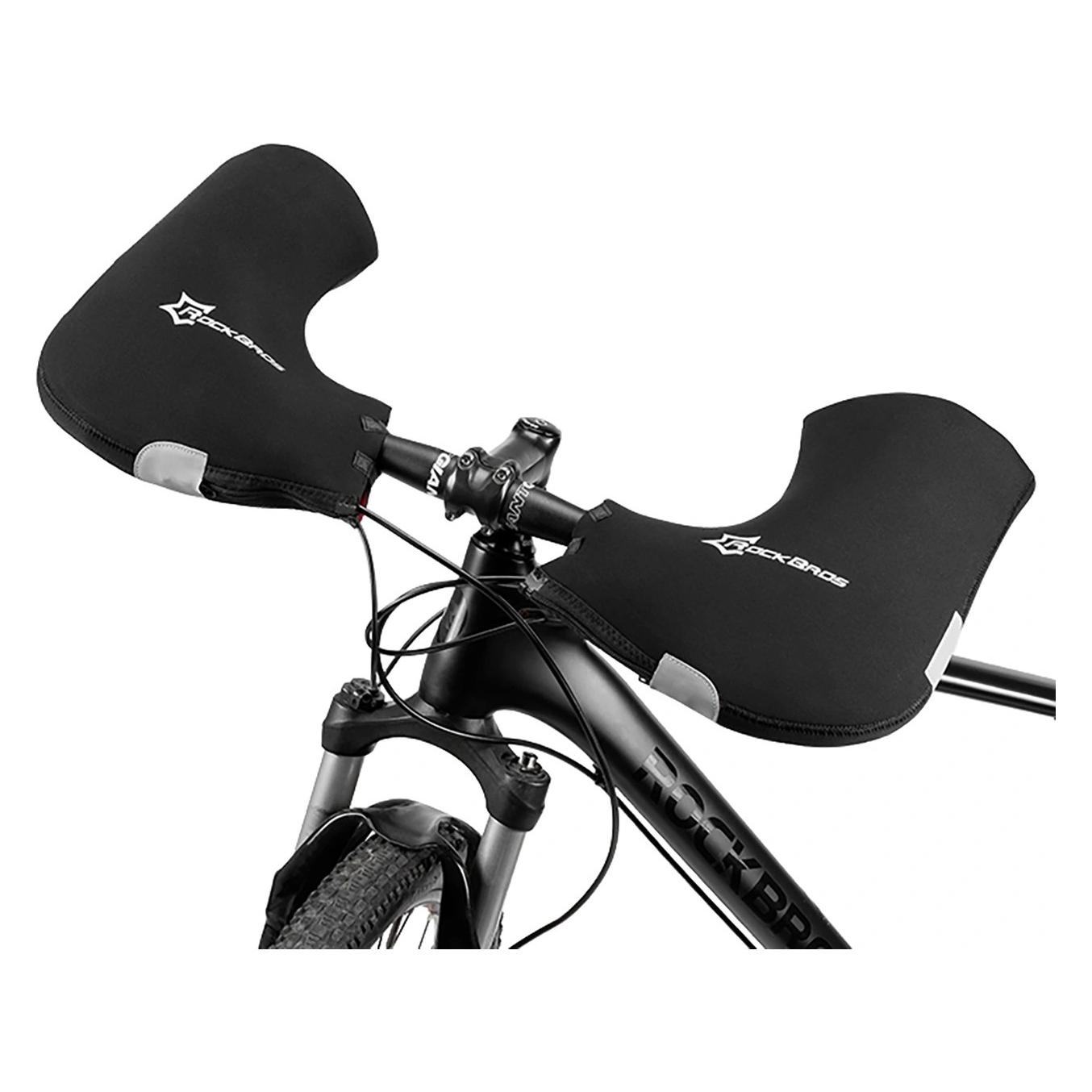 Rockbros D16-B Motorradkompatible, wind- und wasserdichte Lenkerhandschuhe - Schwarz (5907769386633)