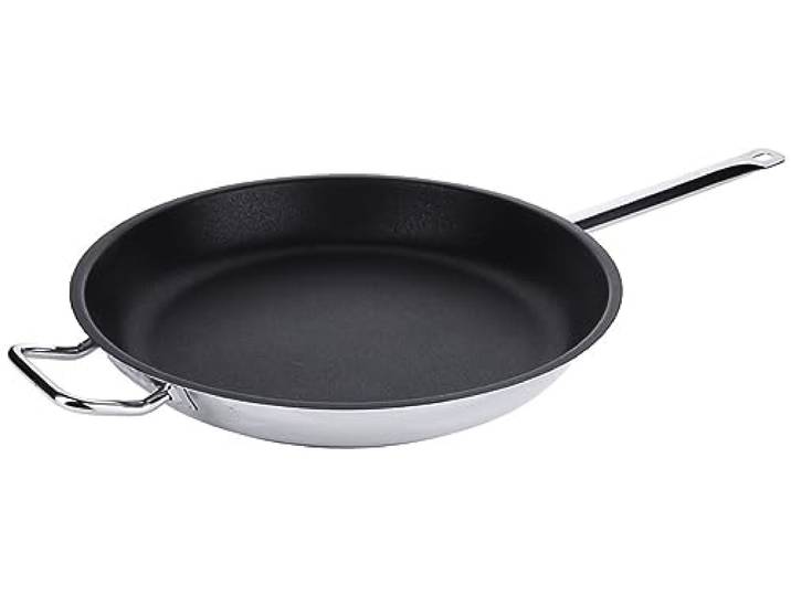Contacto Edelstahl Antihaft-Bratpfanne 40 cm aus Edelstahl mit Quantum- beschichtung
