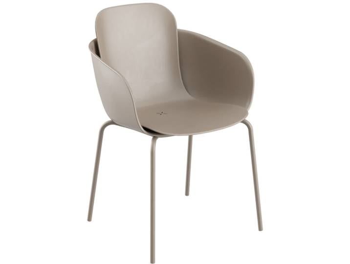 SACKit Gartensessel Patio taupe Polypropylen, Recycelter Kunststoff mit zugesetztem UV-Stabilisator T 58 cm