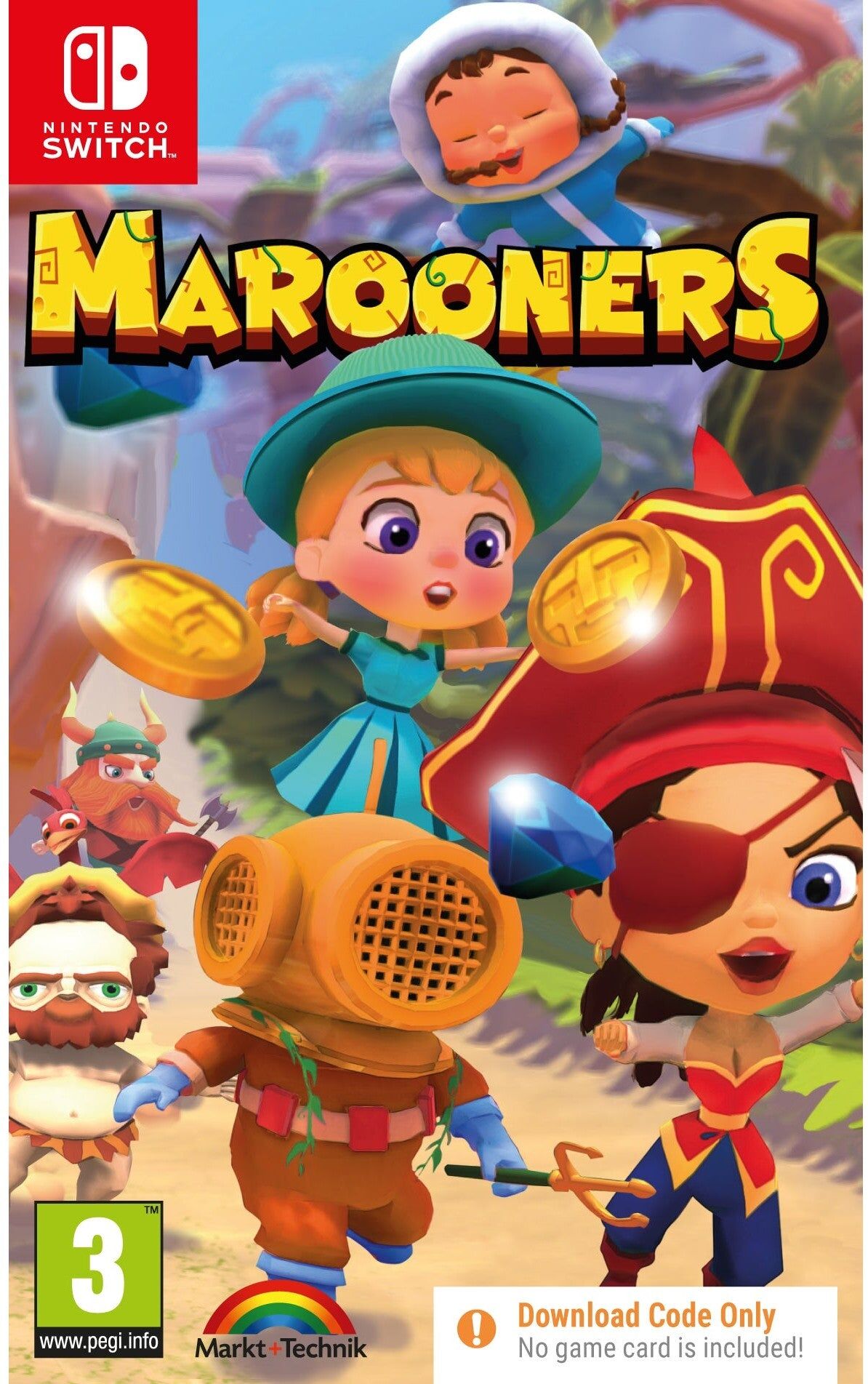 Funbox Media Marooners for Nintendo Switch (Code in Box) - Party-Game Chaos - Nintendo Switch