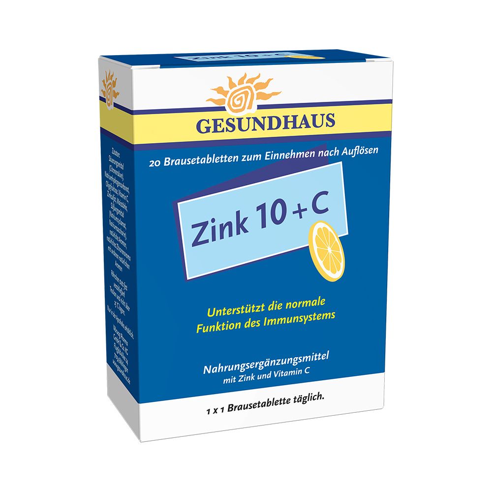 Zink 10+C Brausetabletten 20 St