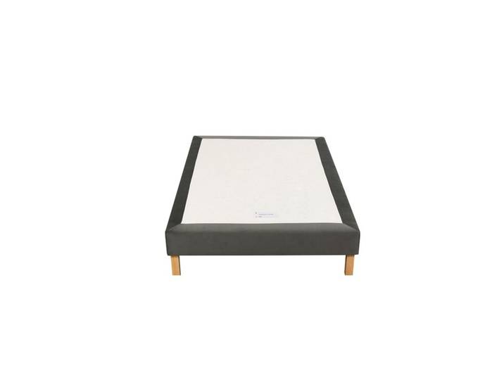 Sommier gris 80x200 cm SIMMONS DECO VELOUR