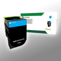 Lexmark Toner 70C20C0 702C cyan 70C20CE