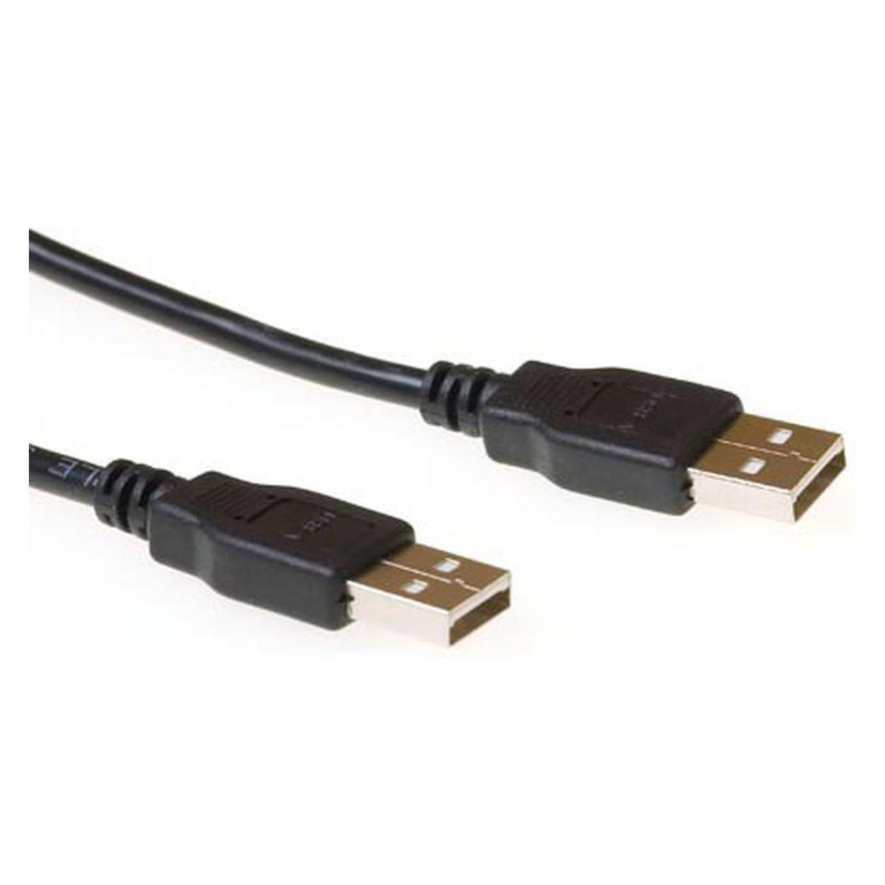 ACT SB2520 USB Kabel 1,8 m USB A Männlich Schwarz (1.80 m, USB 2.0) (SB2520)