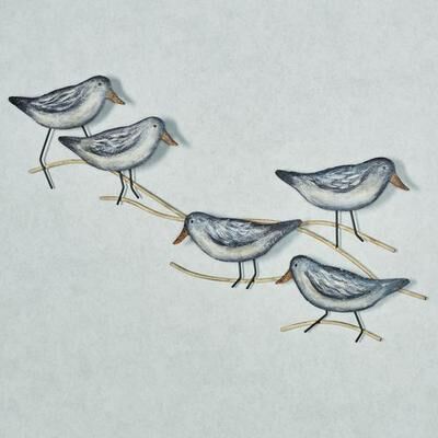 Touch of Class Shorebirds Wall Art Blue , Blue