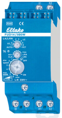 Eltako FUD14/800W Univ.-Dimmschalter , LED/ESL 400W für Dimmung von Leuchtmitteln, 30014006)