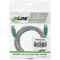 INLINE Crossover Patchkabel, SF/UTP, Cat,5e, grau, 1m