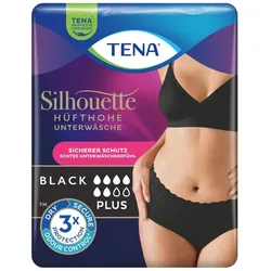 Tena Silhouette Plus M Black Inkontinenz Pants 12 St