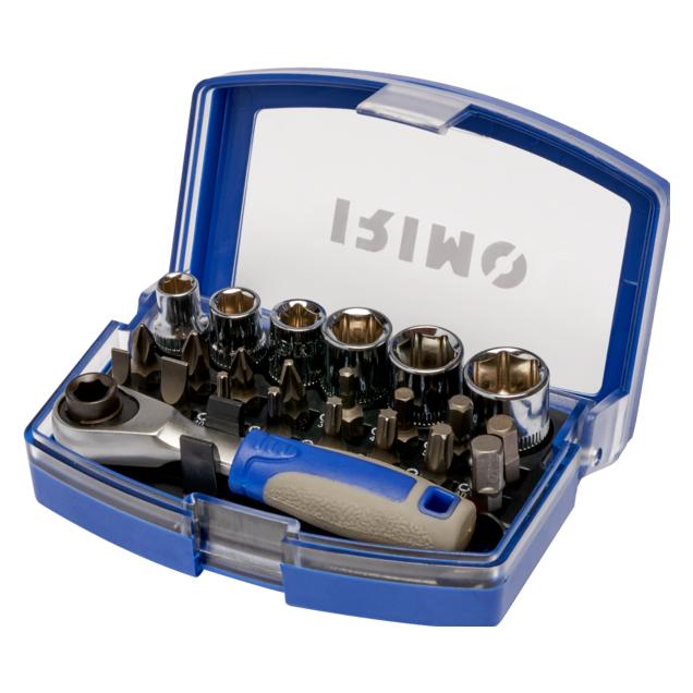 Irimo topnøglesaet mini 1/4" 23 dele 10-25 mm (109-23-4)