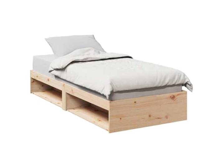 RJPLMFV Tagesbett ohne Matratze, 75 x 190 cm, Kiefer massiv Lattenrost inklusive, Stauraum unter dem Bett, Schlafsofa 2 in 1 für Schlafzimmer oder Wohnzimmer