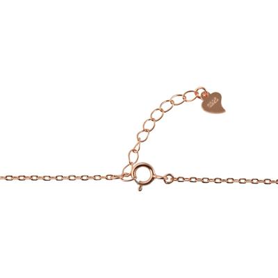 Kette ohne Anhänger ADELIA´S "Halskette mit Anhänger – Unendlichkeitszeichen aus 925 Silber", gold, Halsketten, Damen, 42cm, Silber 925 (Sterlingsilber), Ein Geschenk, das Freude macht