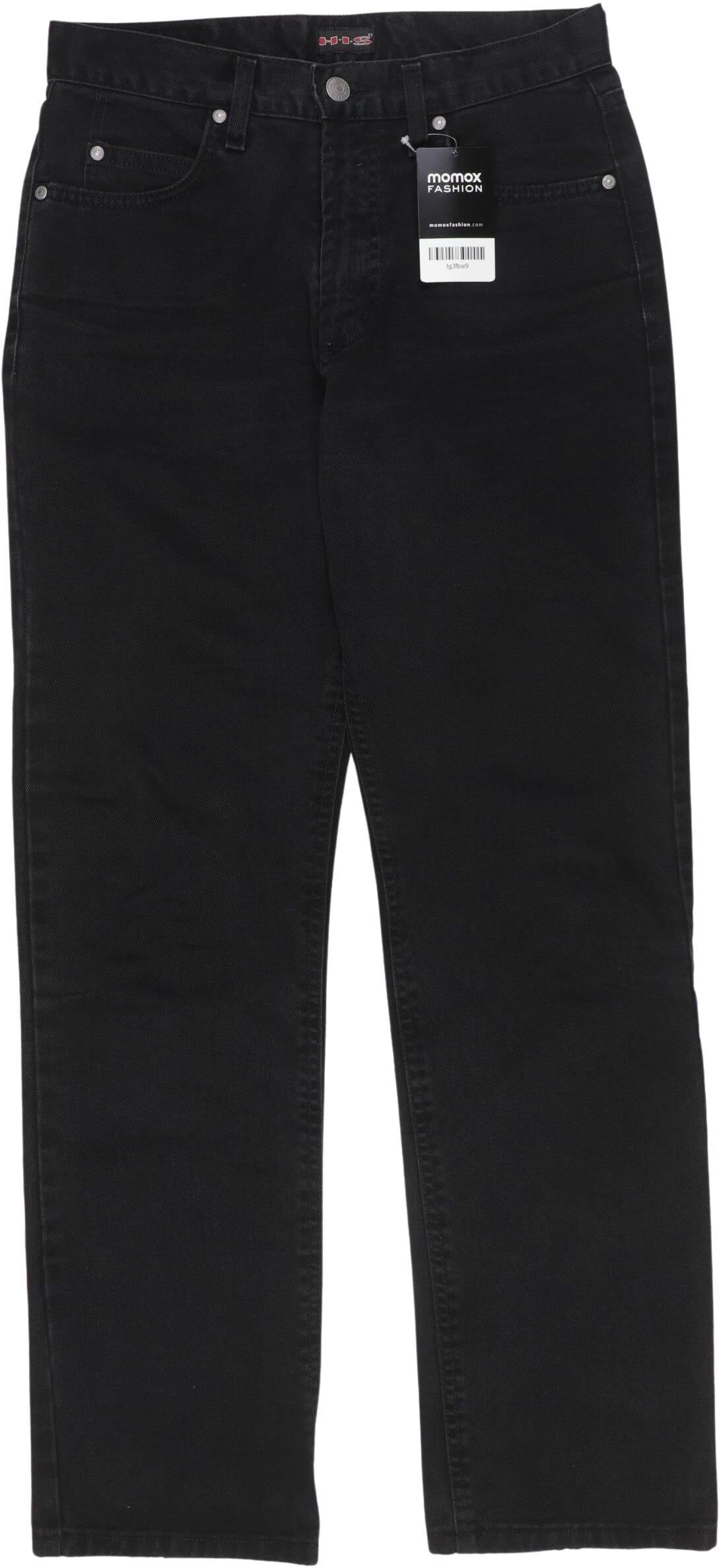 H.i.s Damen Jeans, Schwarz, Gr. EU 36, Baumwolle - Second Hand