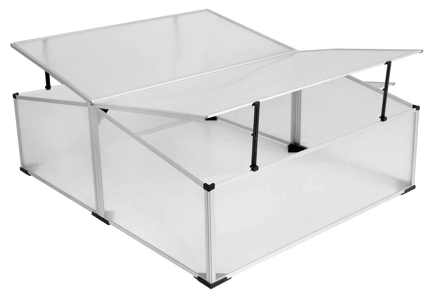 Mojawo Aluminium Kweekkas met en zonder dubbel dak