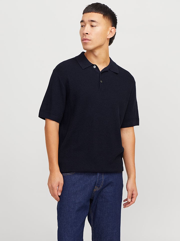 Jack & Jones Poloshirt "Cooper" in Dunkelblau - S