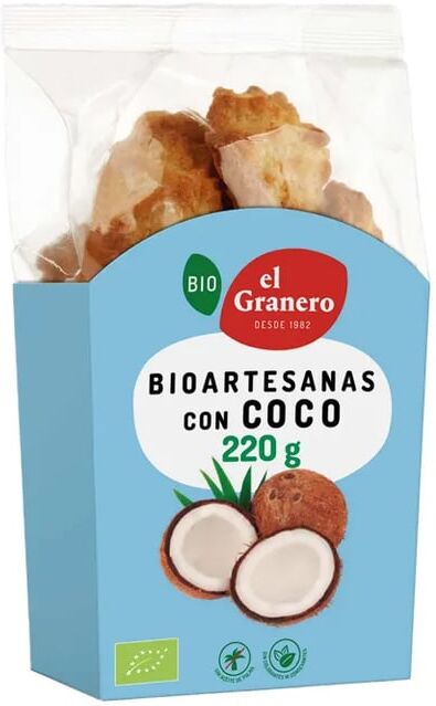 El Granero Integral Biscoitos Bioartesanas Com Coco 220g
