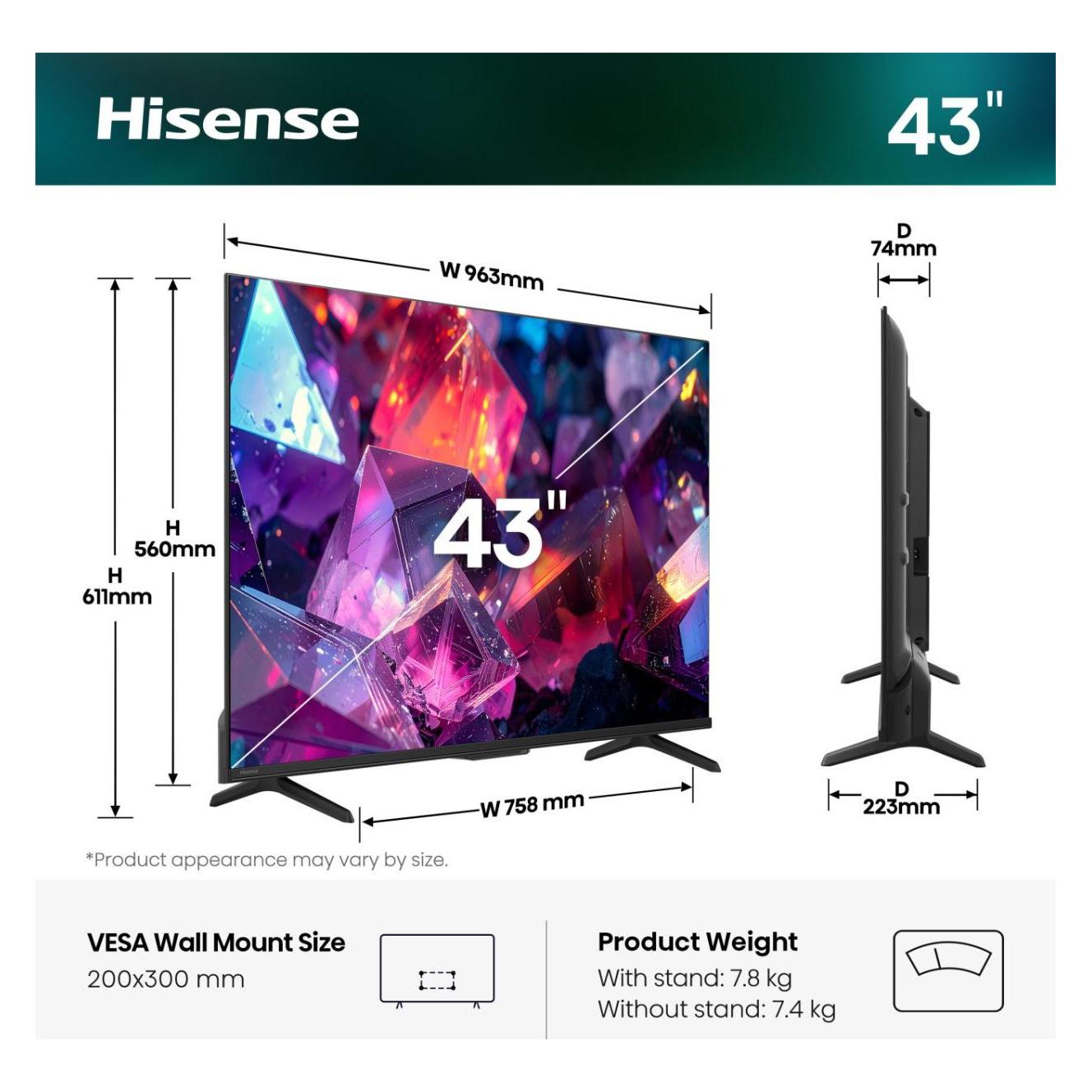 Hisense 43Q7S PRO (43", 4K) (20018525)
